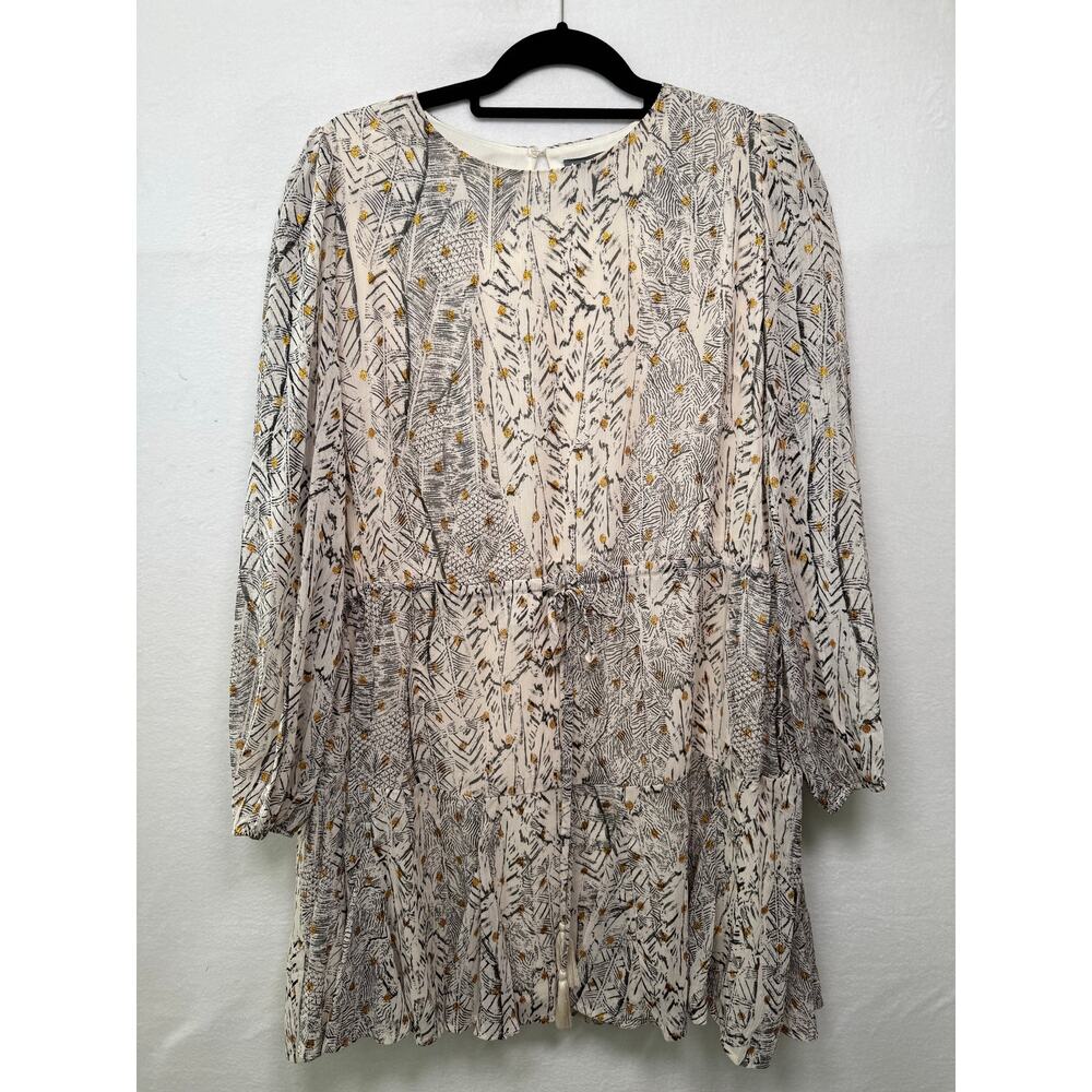 Arula Glam Chiffon Layer Art-to-Wear Gypsy Tiered Dress, Size A (14/16)